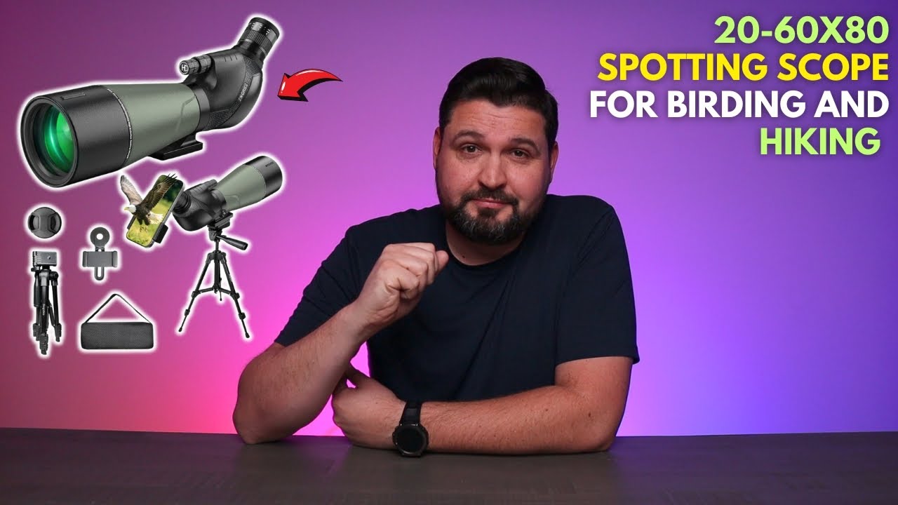 20-60x80 Spotting Scope for Birding and Hiking - Dubb