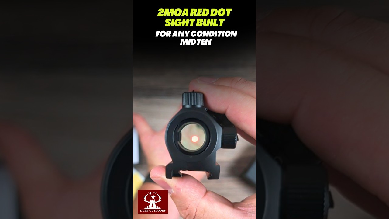 2MOA Red Dot Sight Built for Any Condition - MidTen