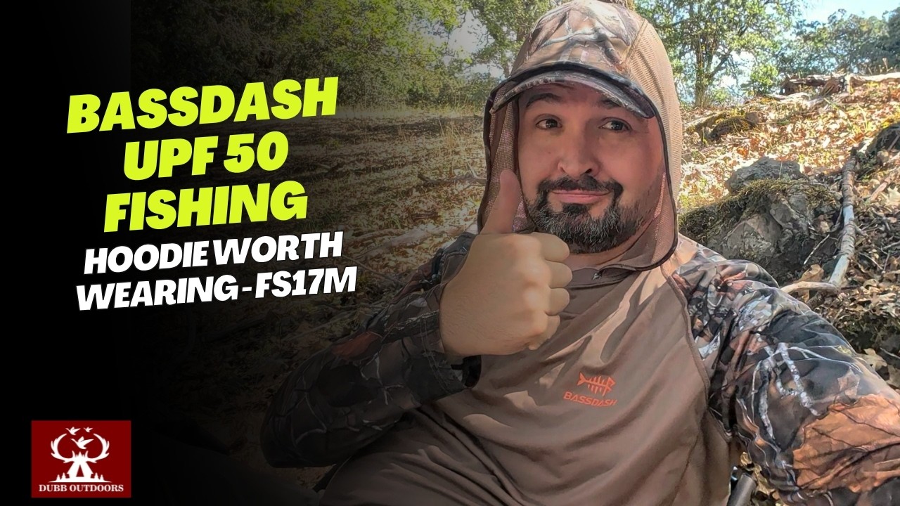 Bassdash UPF 50 Fishing Hoodie Worth Wearing - FS17M