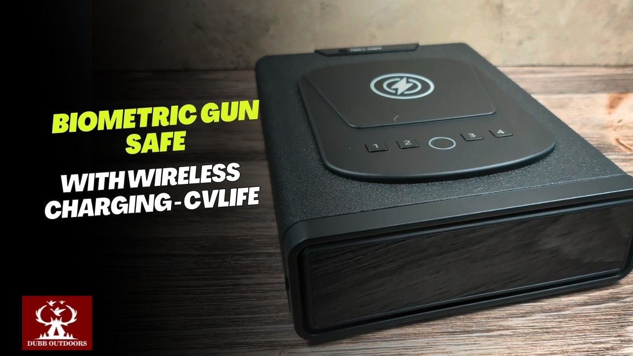 Biometric Gun Safe with Wireless Charging - CVLIFE