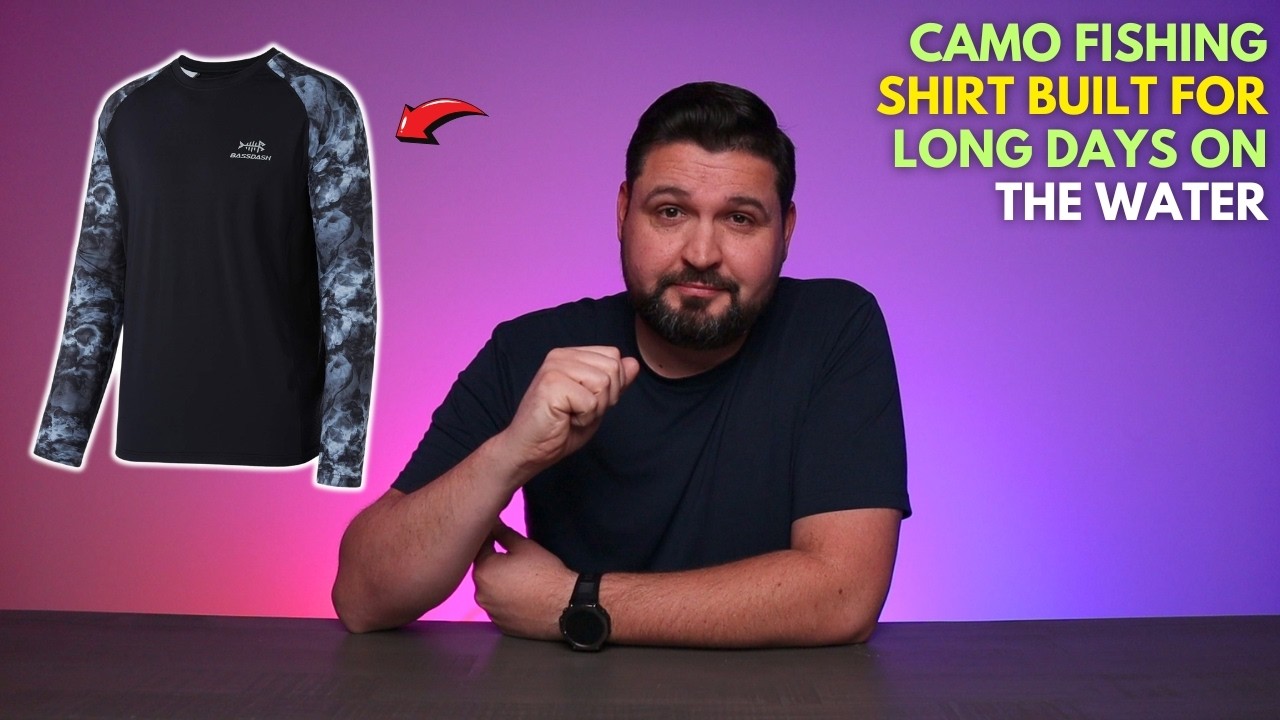 Camo Fishing Shirt Built for Long Days on the Water