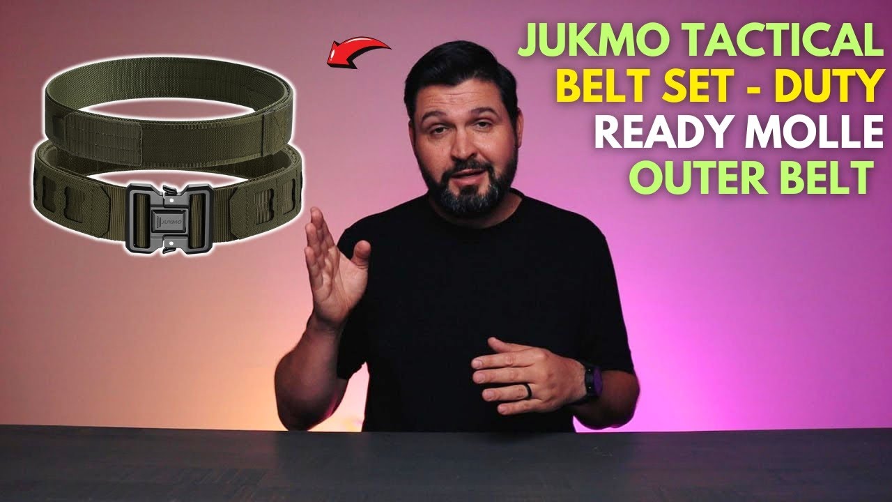 JUKMO Tactical Belt Set - Duty Ready MOLLE Outer Belt