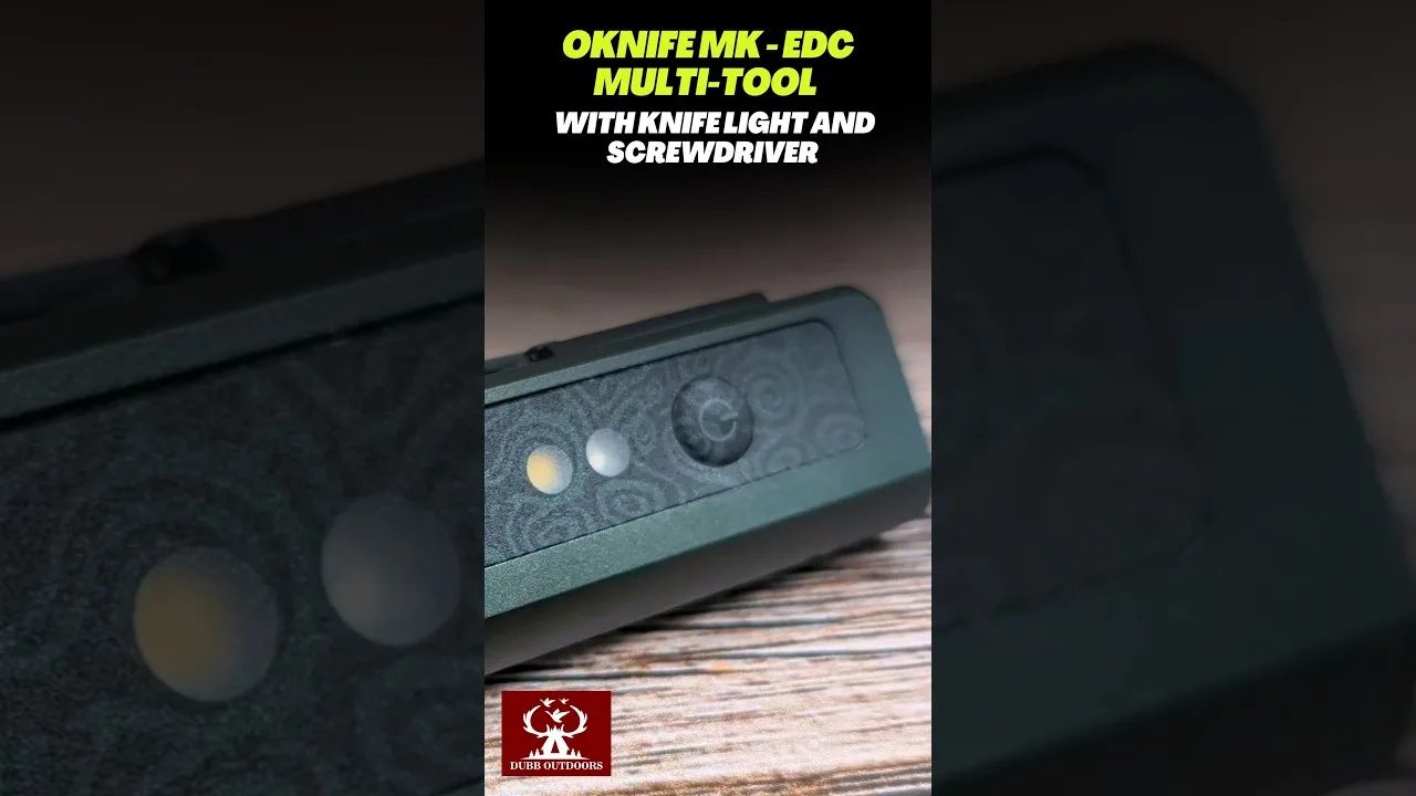 OKNIFE MK - EDC MULTI-TOOL with Knife, Light and Screwdriver