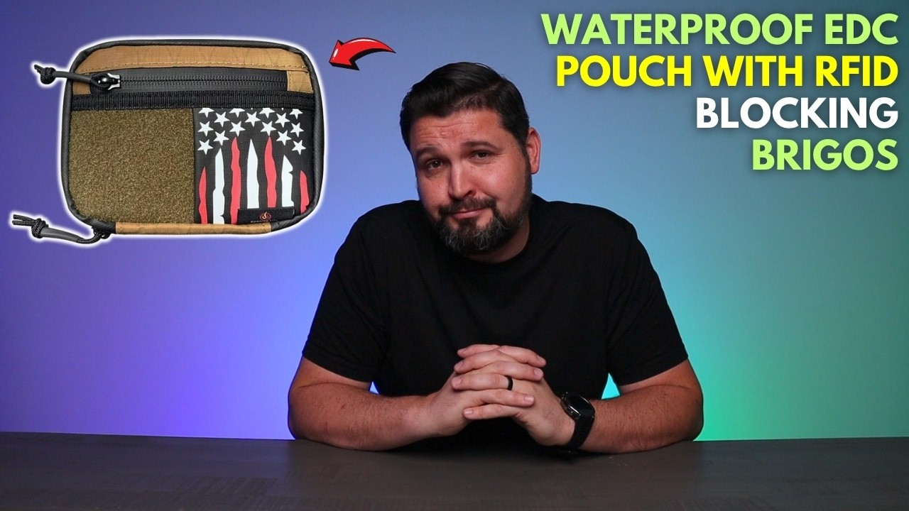 Tactical EDC Pouch with RFID Blocking - ROARING FIRE